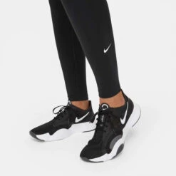 Nike Women's Dri-FIT One Women's Mid-Rise Tight (Black/White) -Ball Games Store unnamed 2022 06 21T155234.897