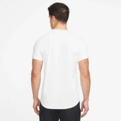 Nike Men's Dri-FIT Slam Zip Polo (White/Black) -Ball Games Store unnamed 2022 08 08T112046.072