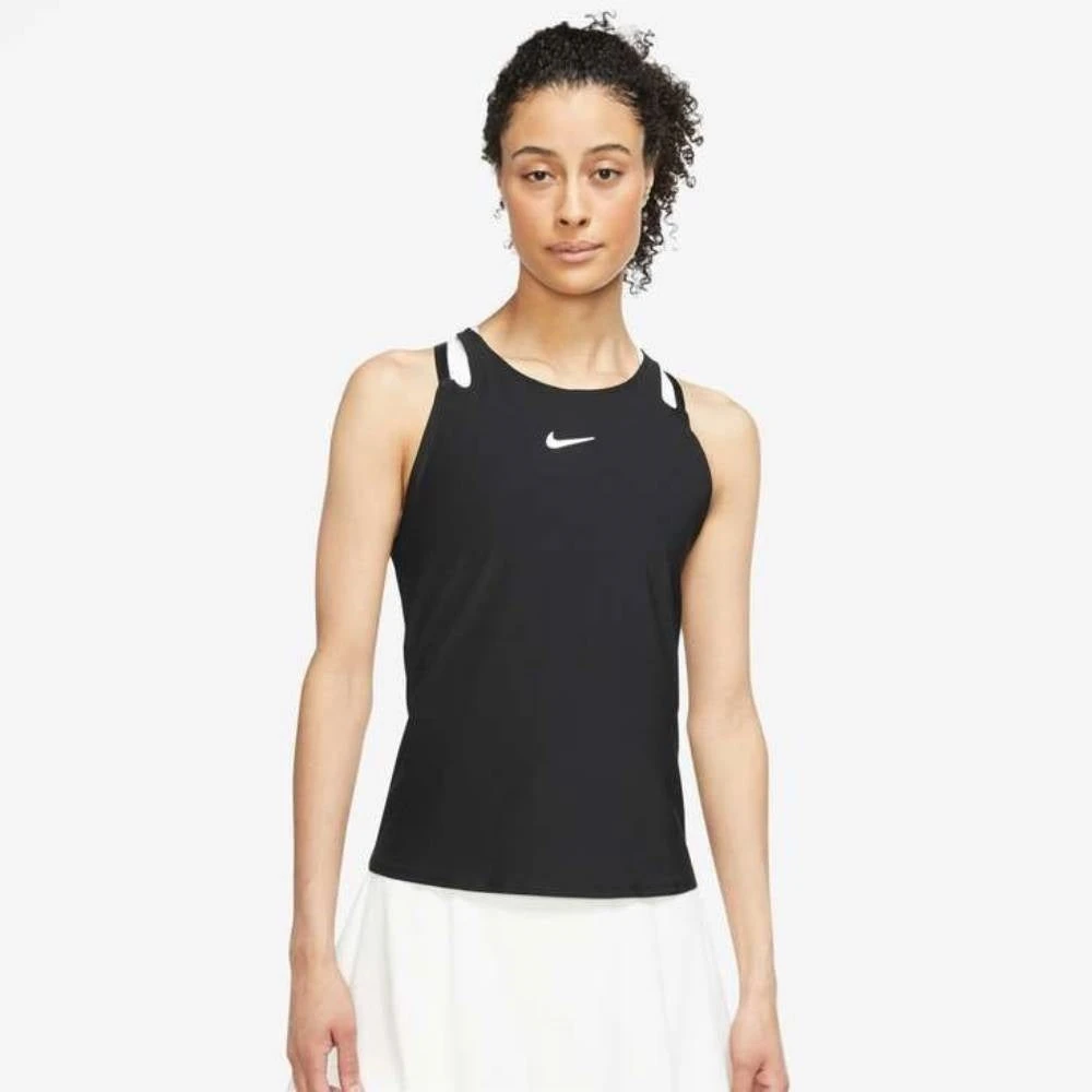 Nike Women's Dri-FIT Advantage Novelty Tank (Black) 1 Nike Women's Dri-FIT Advantage Novelty Tank (Black)
