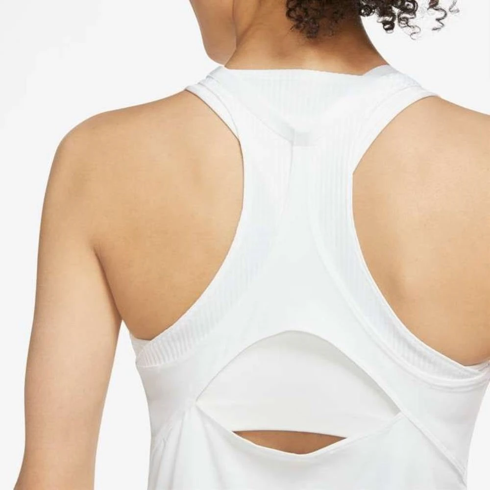 Nike Women's Dri-FIT Advantage Novelty Tank (White) 3 Nike Women's Dri-FIT Advantage Novelty Tank (White) - Image 3