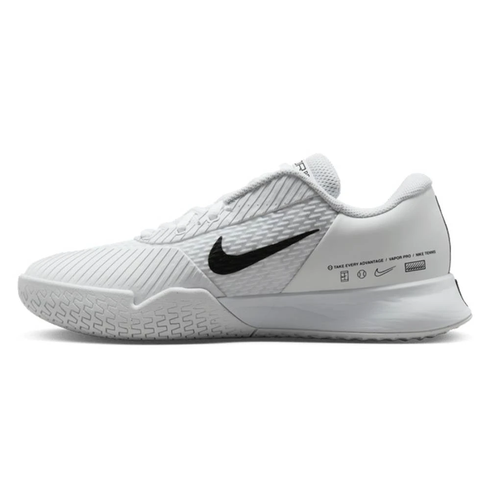 Nike Zoom Vapor Pro 2 Women's Tennis Shoe (White/Black) 2 Nike Zoom Vapor Pro 2 Women's Tennis Shoe (White/Black) - Image 2